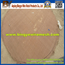 Round Copper Crimped Wire Mesh